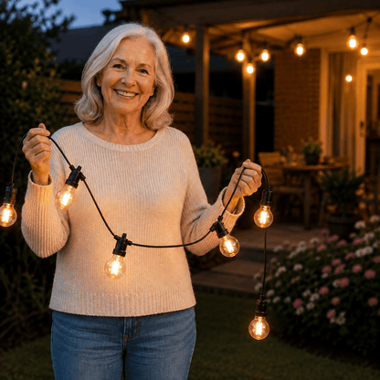 BriteLights™ Solar Festoon Lights